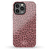 Nude Leopard Custom Monogram iPhone Case
